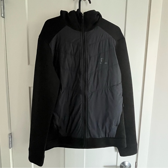 Salomon Men's Essential Xwarm Hybrid Hooded Jacket, Size M - Picture 2 of 15